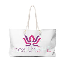 Load image into Gallery viewer, healthSHE Weekender Bag
