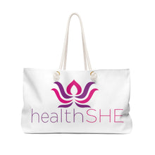 Load image into Gallery viewer, healthSHE Weekender Bag
