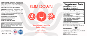 SLIM DOWN appetite suppressant